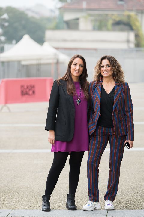 STEFANIA PODDIGHE e GINEVRA PUCCI, direttrici di FLASHBACK (foto di Giuliano Berti)