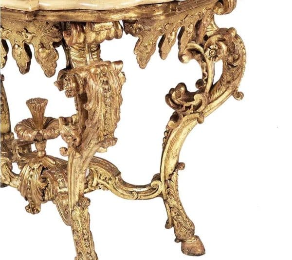 Consolle in legno intagliato - immagine 2