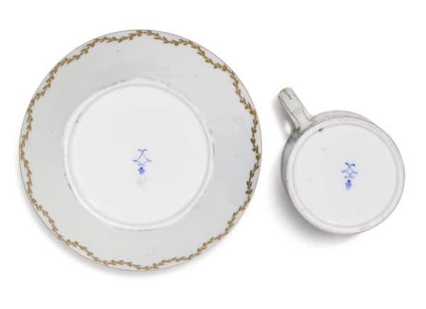 Tazza in porcellana di Sèvres con piattino - immagine 3