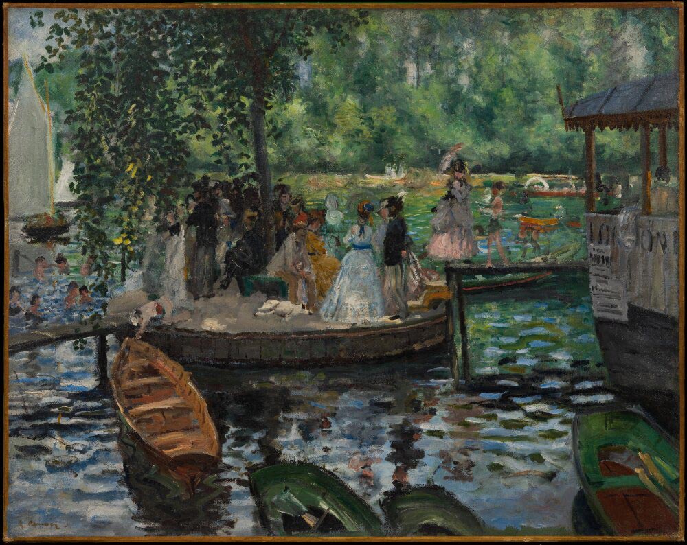 renoir-la-grenouillere Dintorni di Roma Acquaforte COROT