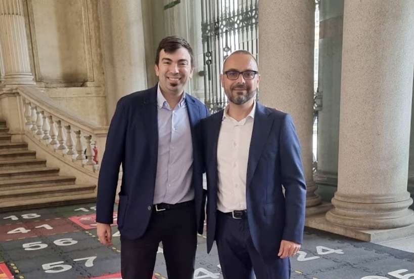 Daniele Di Palma, direttore marketing #Biraghi, e Alessandro Bollo, direttore del Museo Nazionale del Risorgimento - foto ufficio stampa - (#loredanacarena, #carena, #pressnews, #press)