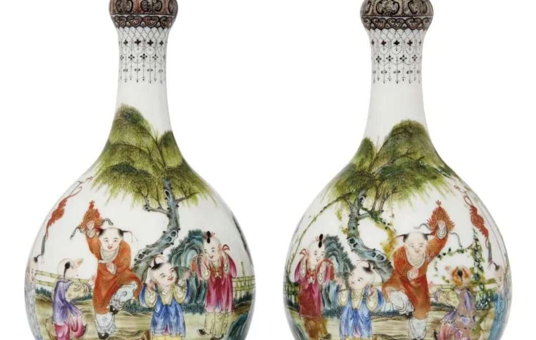 La Porcellana Qianjiang: Un’Eredità della Dinastia Qing